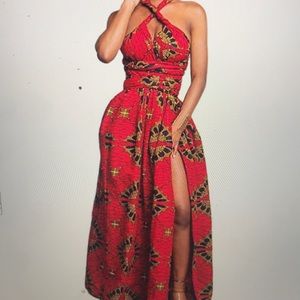African Dress Long Maxi Dress